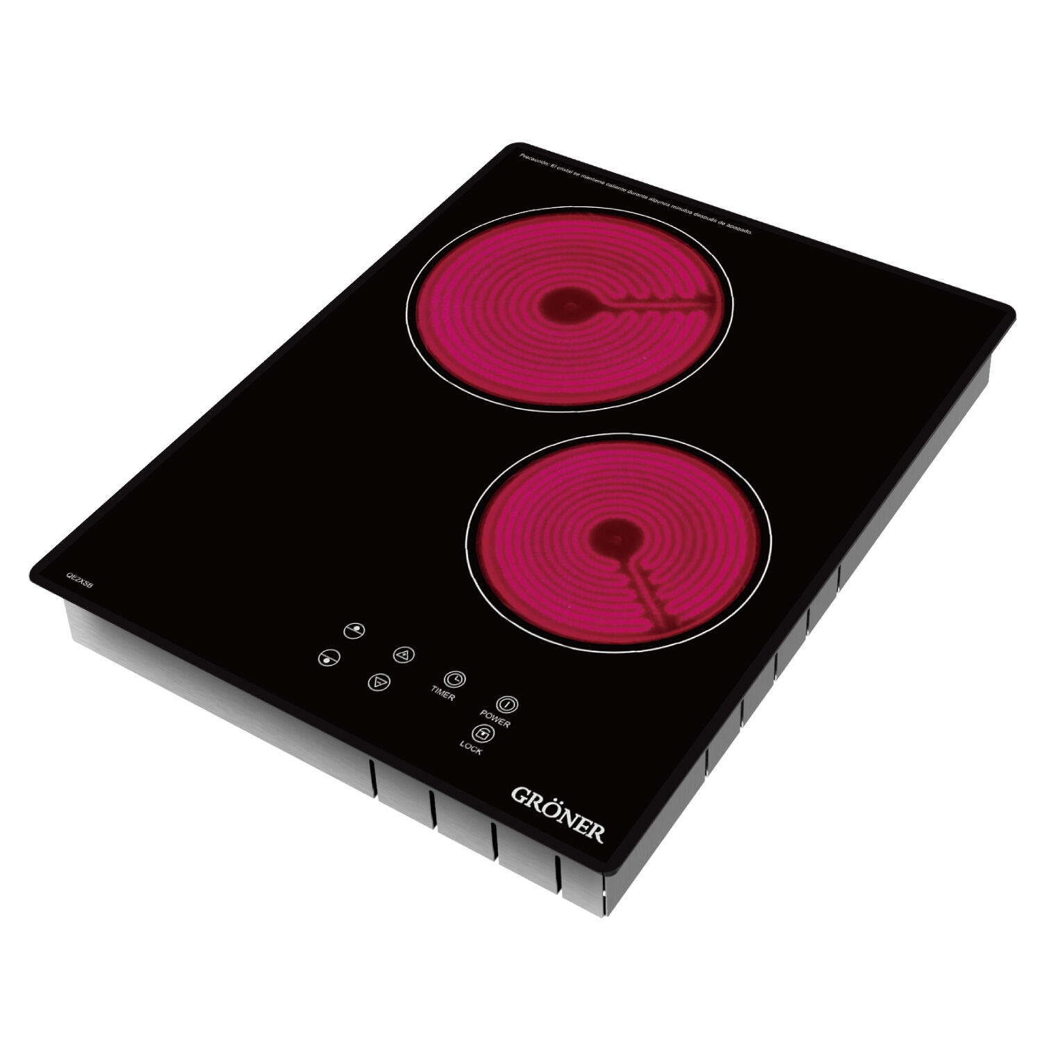 Encimera Vitrocer&aacute;mica Groner Touch Black Xs 2q image number 3.0