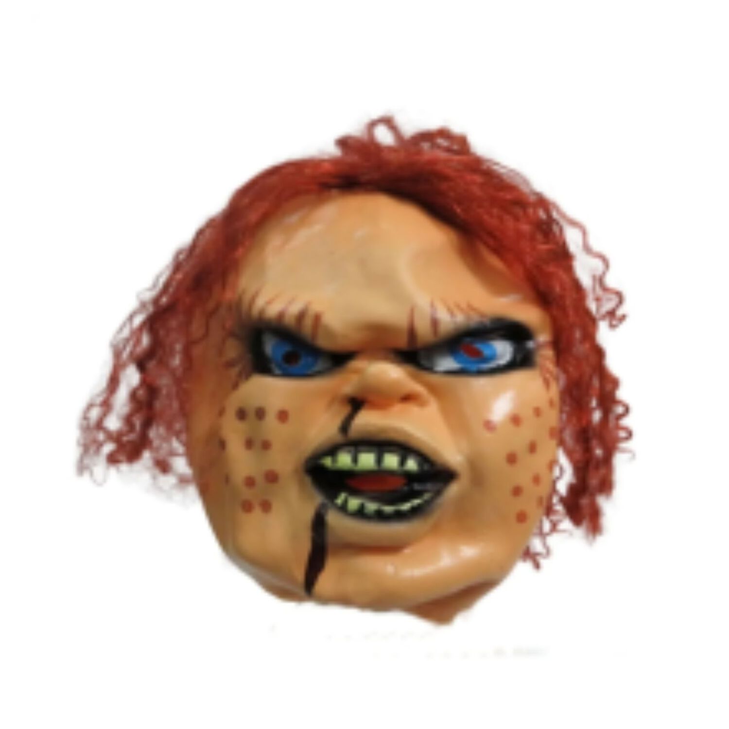 Mascara Realista De Cosplay De Chucky El Mu&ntilde;eco Diabolico Para Halloween Disfraces Fiestas Eventos image number 0.0