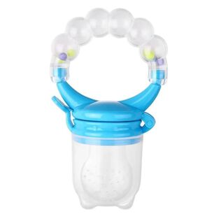 Chupete Para Fruta Con Cascabel Para Bebe Azul