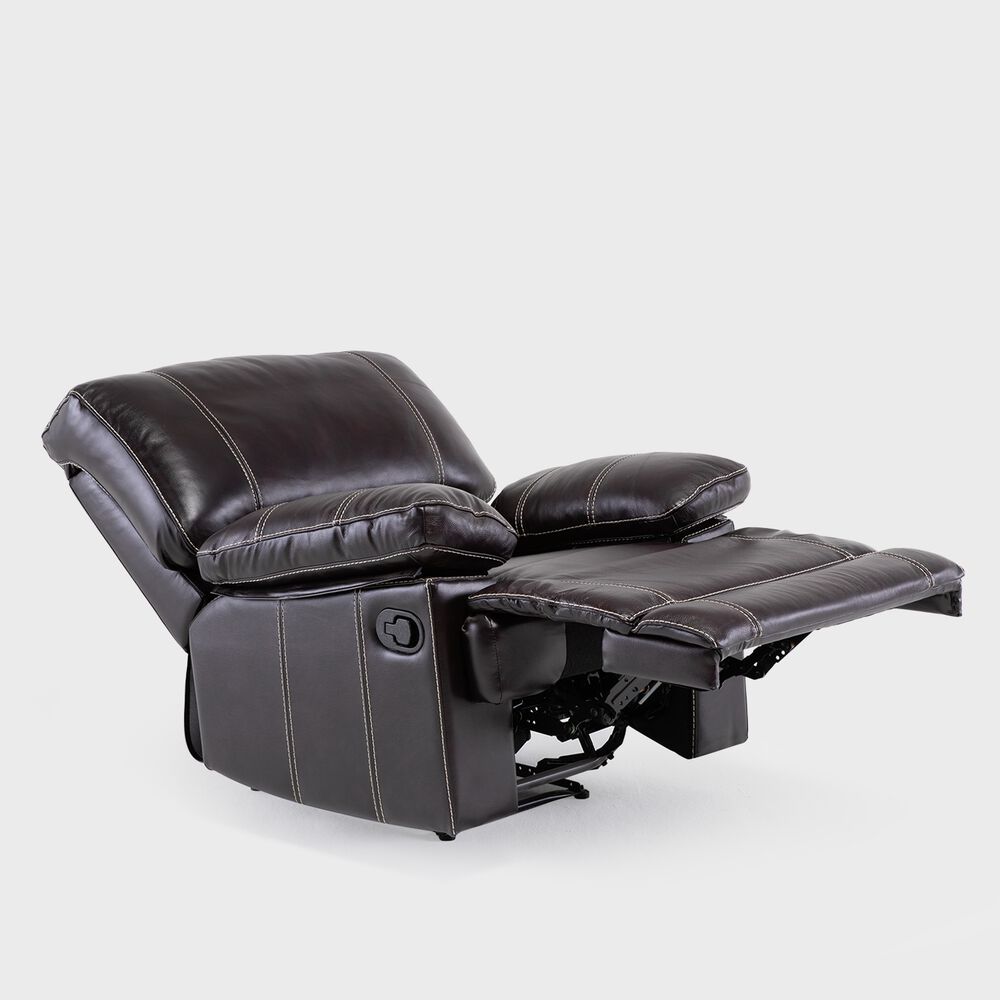 Berger Reclinable Moderno Leather Match Cuero Castle Café 98023lbr image number 4.0