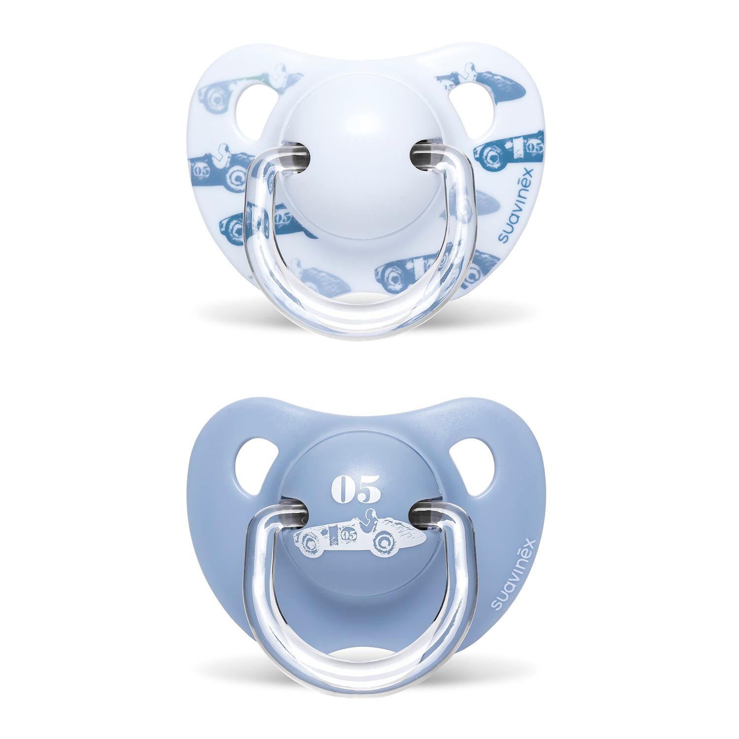 Chupete Evolution Anatomico Silicona 6-18m 2uni Toys Azul image number 0.0