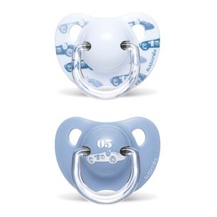 Chupete Evolution Anatomico Silicona 6-18m 2uni Toys Azul