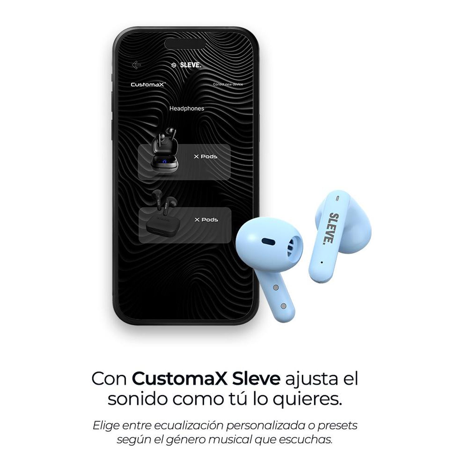 Aud&iacute;fonos Bluetooth Sleve Purex image number 1.0