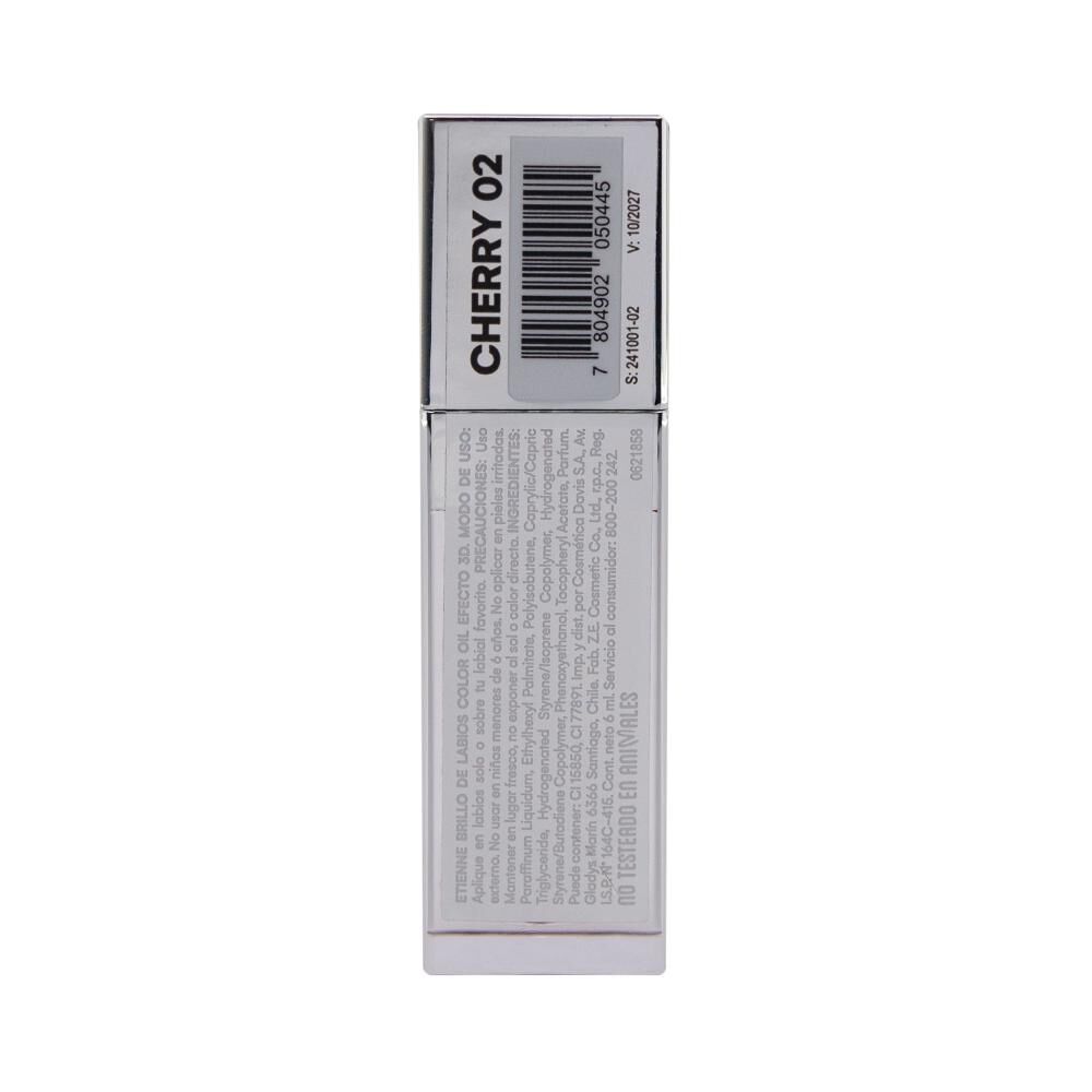 Etienne Total Lip Oil 02 Cherry, foto 3