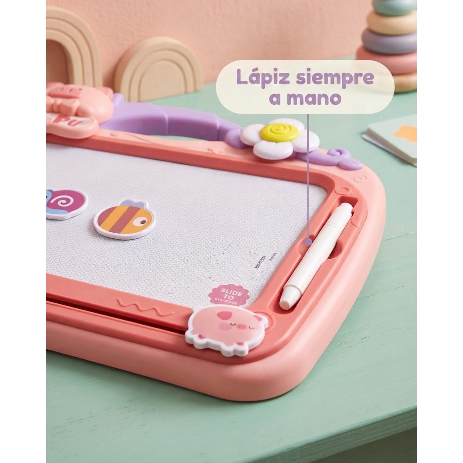 Pizarra Magica Magn&eacute;tica Borrable Para Ni&ntilde;os Ni&ntilde;as Divertida image number 37.0
