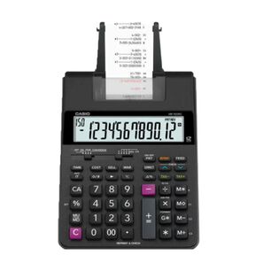 Calculadora De Impresion 21 Funciones Negro Hr-100rc