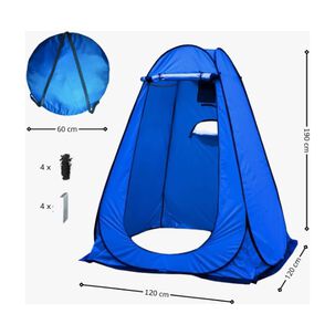 Carpa Caseta Vestidor 2p Uv + Ducha 40 L + Ba&ntilde;o Port&aacute;til