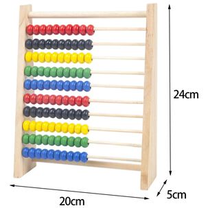 Abaco De Madera Cuenta Aritmética Para Niños