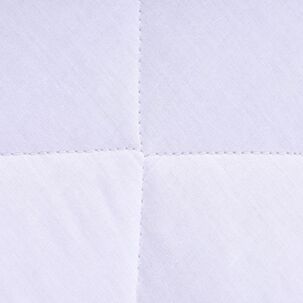 Cubrecolchon Elasticado Mashini 2 Plazas Blanco