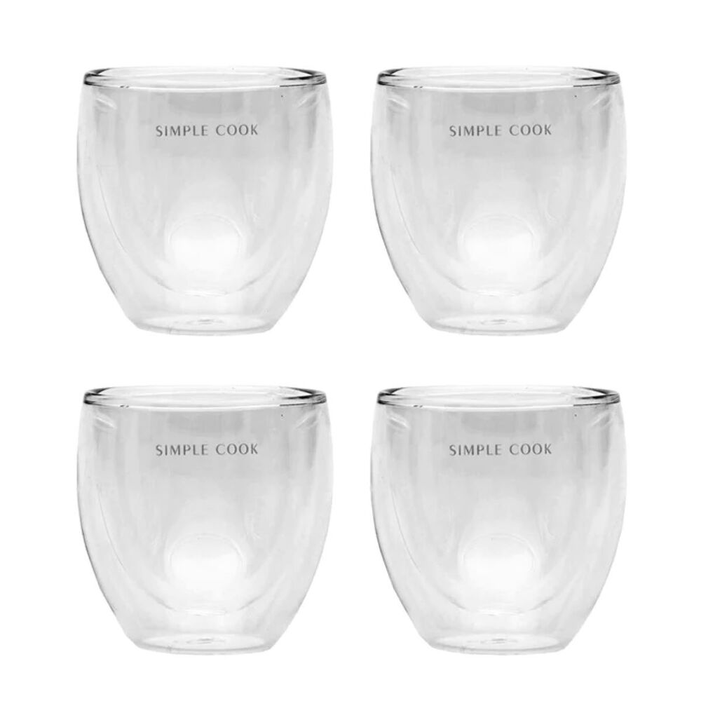 Set 4 Tazas Simple Cook Espresso image number 0.0