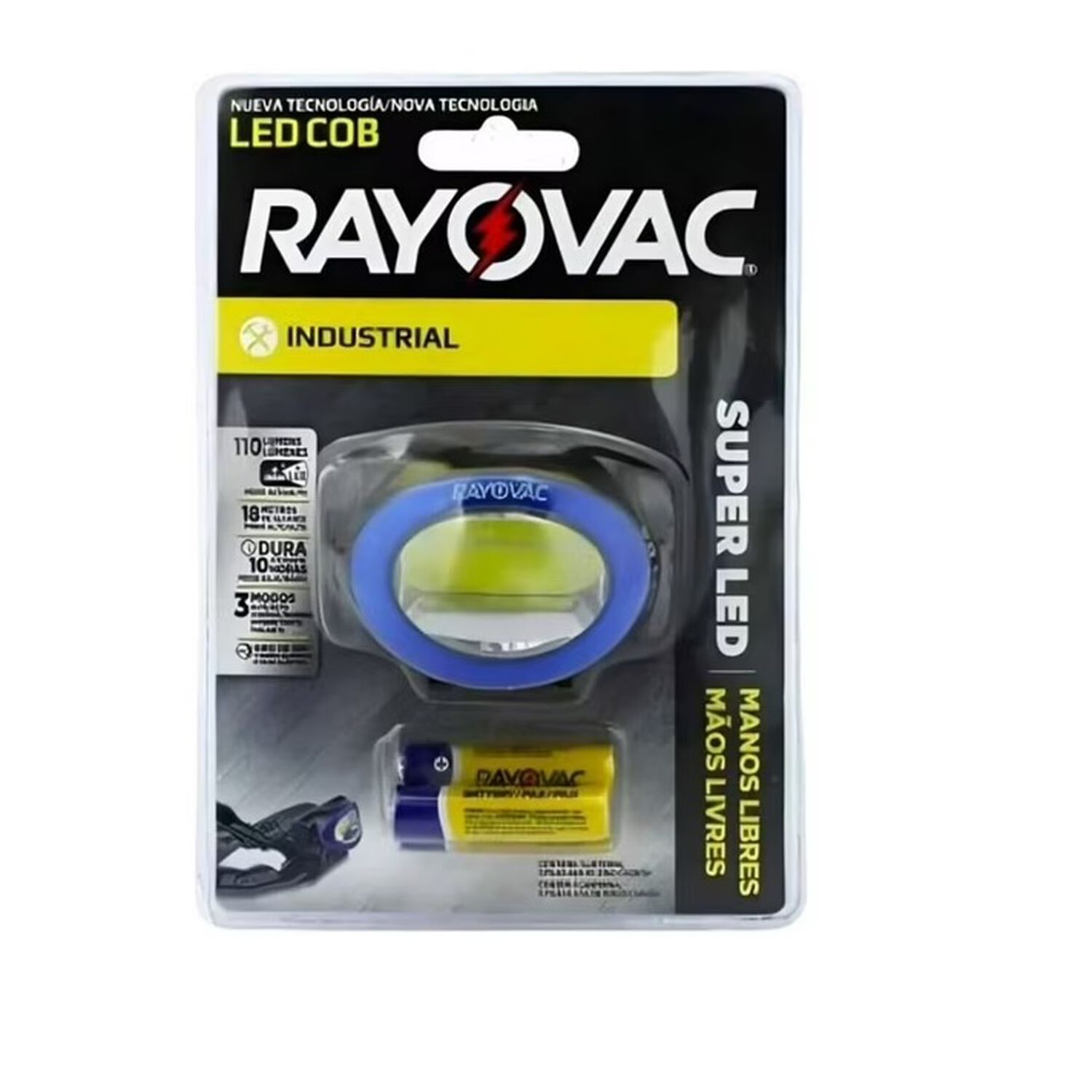 Linterna Frontal Rayovac 110 L&uacute;menes Ledcobhl-b image number 1.0