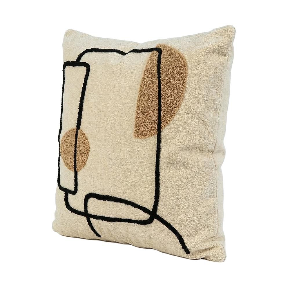 Cojin Bordado Beige Az Home / 45x45 Cm image number 3.0