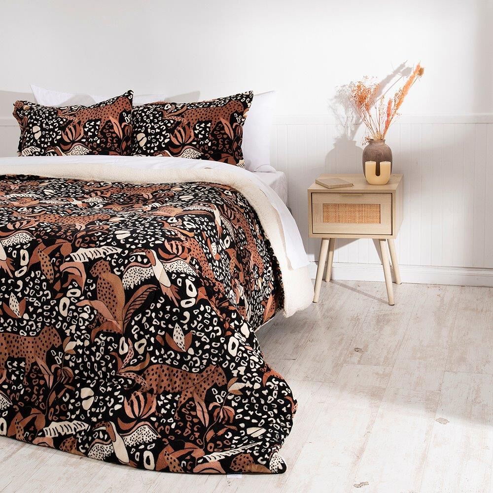 Plumon Coral Print Sherpa 2 Plazas Selva image number 3.0