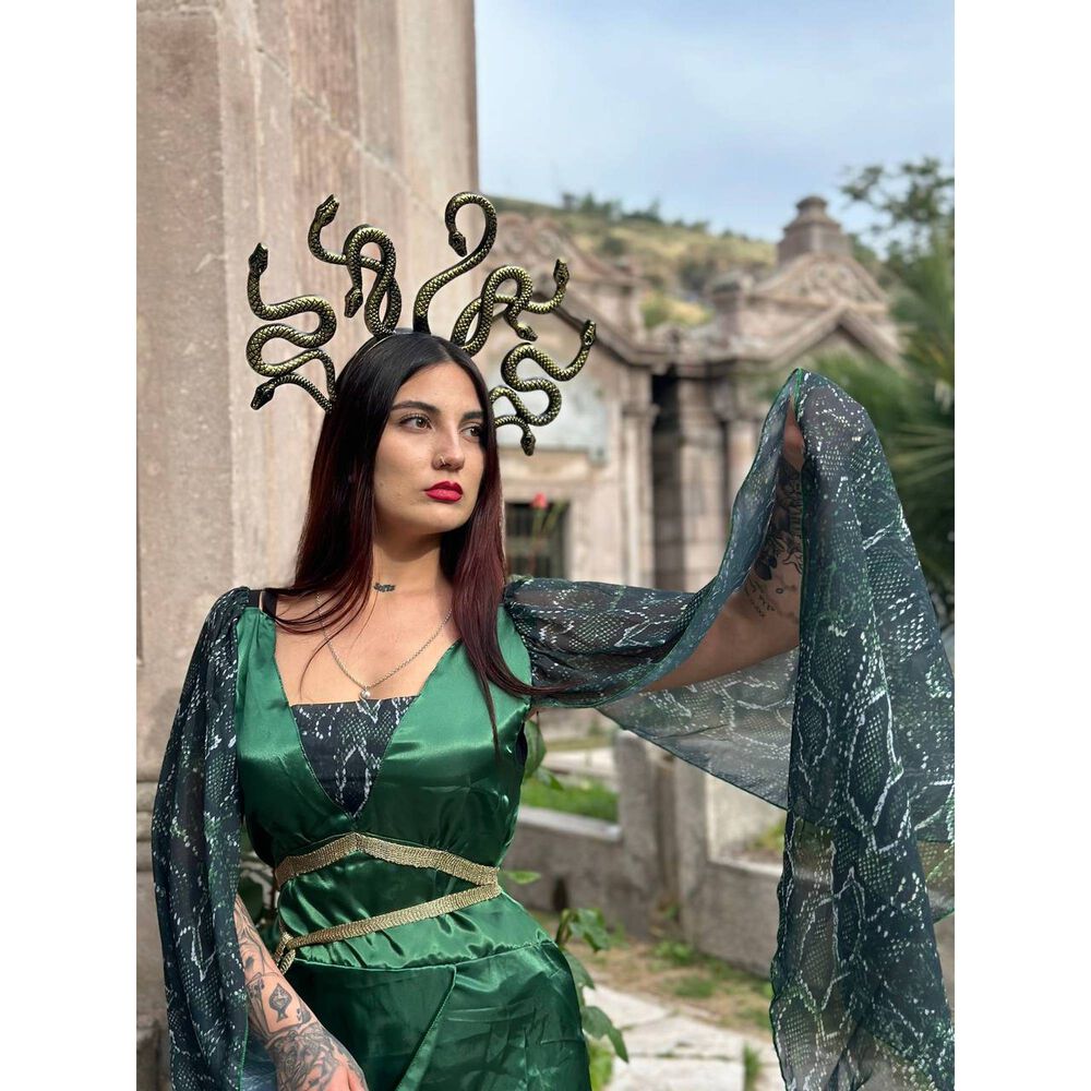 Disfraz Cosplay Medusa Mitologia Griega Gorgona image number 3.0