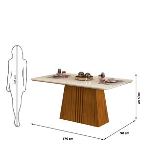 Juego De Comedor Vekkahome Celina / 6 Sillas