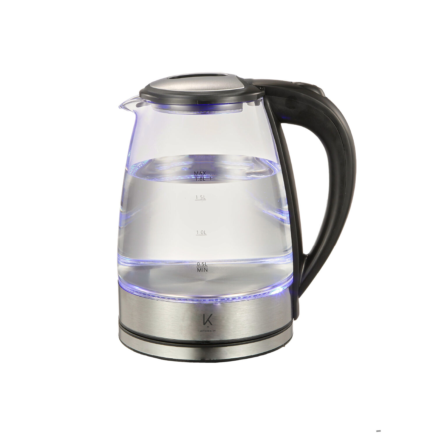 Hervidor Glass Edition 1.8 Litros Kitchen-it image number 0.0