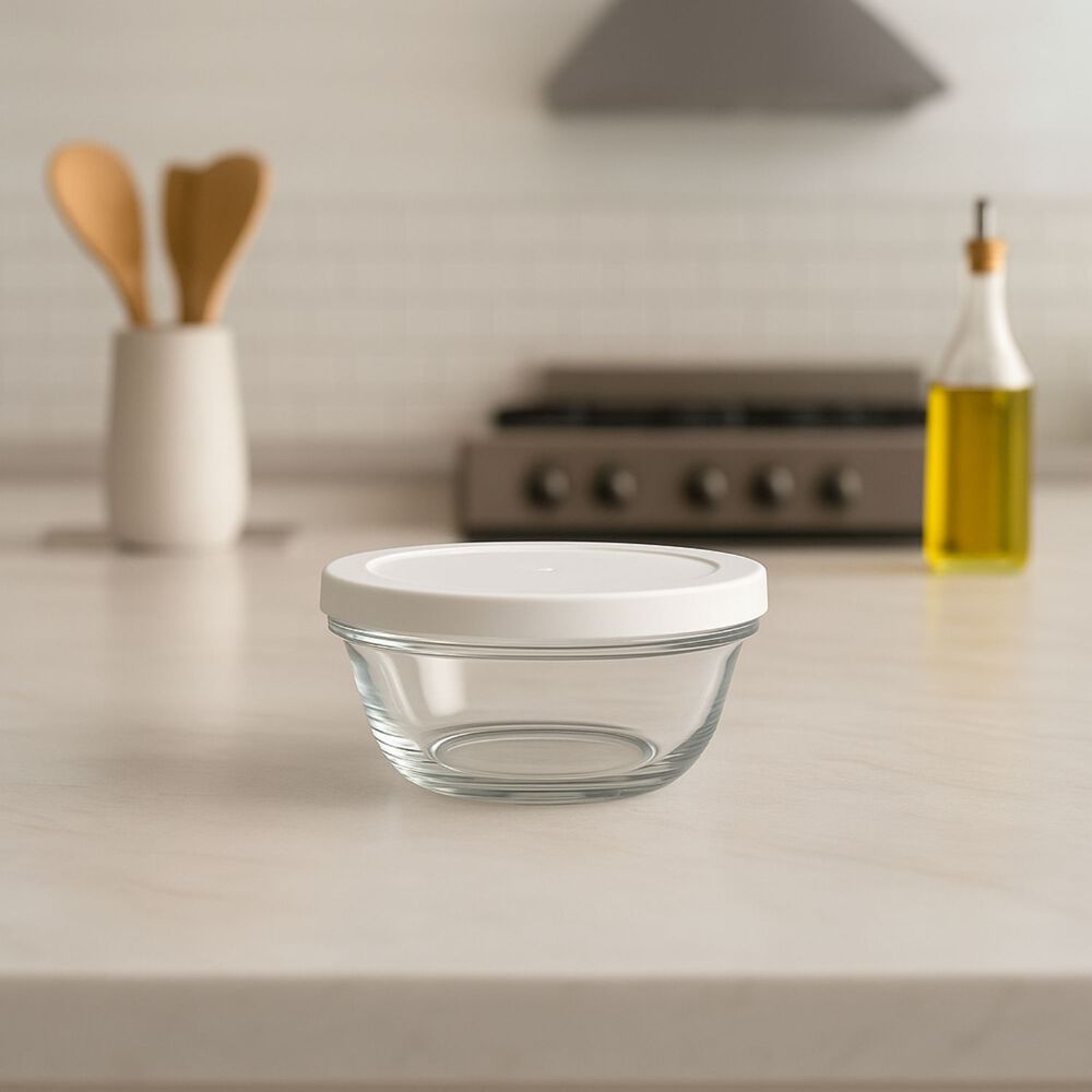 Set 24 Bowls Tazon Recipiente Redondo De Vidrio Con Tapa image number 2.0