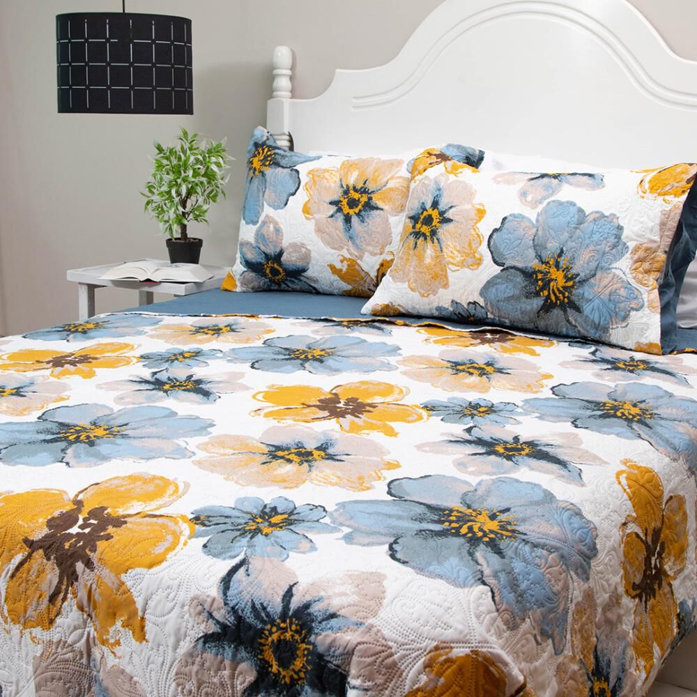 Quilt Doral Flores / 2 Plazas image number 2.0