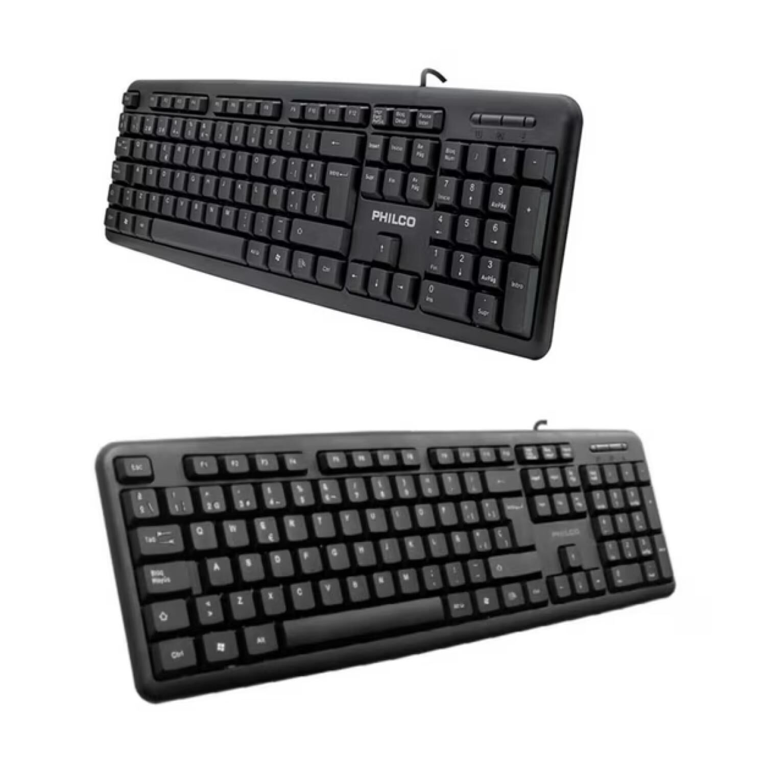 Teclado Standard Usb 105 Teclas Negro image number 2.0