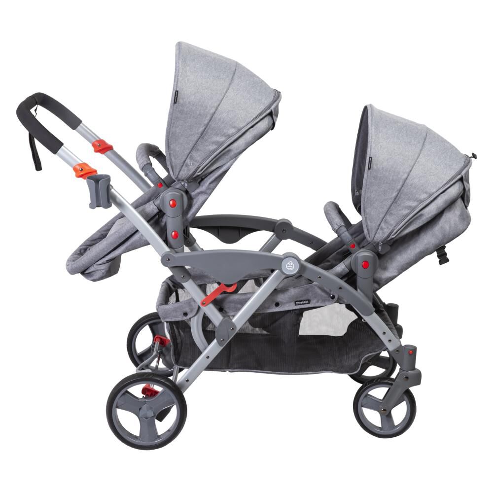 Coche Duo Bebesit Lx Gris image number 4.0