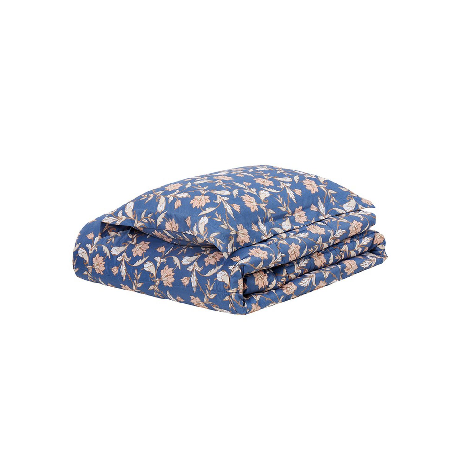 Plumon Andes Estampado Flor Azul 26 1.5 Plazas image number 3.0