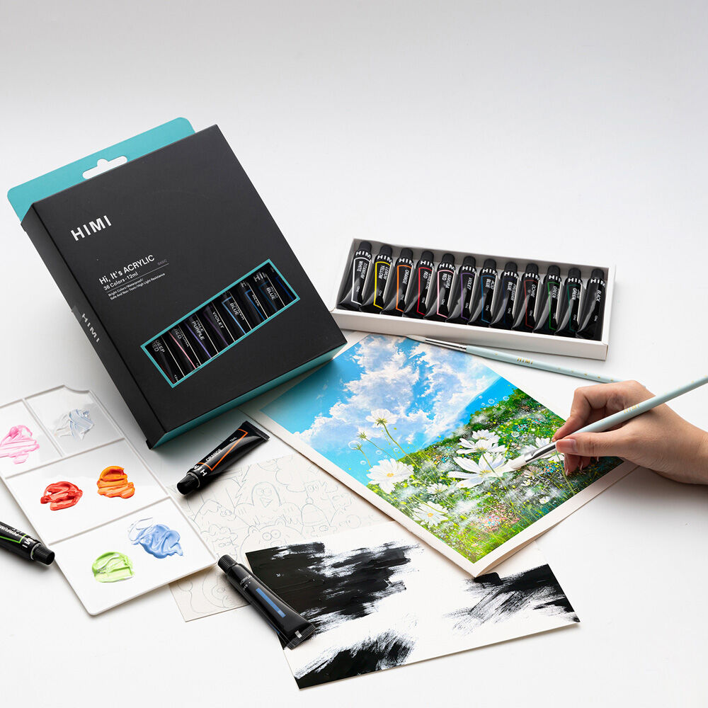 Tubos De Pintura Acrílica Himi, 12ml/24colores image number 3.0