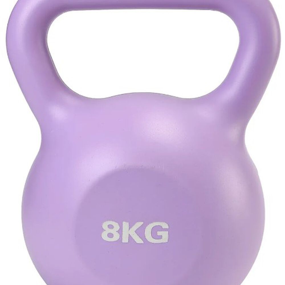 Pesa Rusa Kettlebell 8kg Entrenamiento Fitness Crossfit Lila image number 0.0