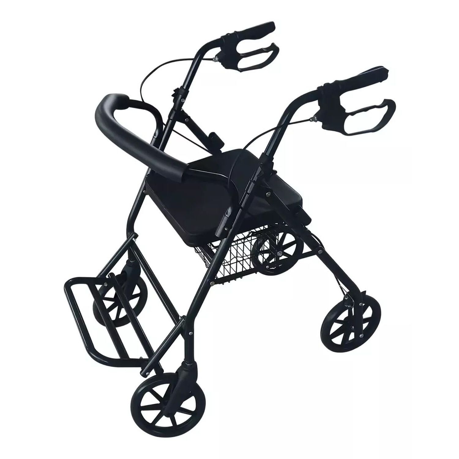 Andador Burrito Ortopedico Con Asiento 4 Ruedas Plegable image number 2.0