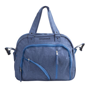 Bolso Maternal Mudador Pañalera Bebesit Melange - Azul
