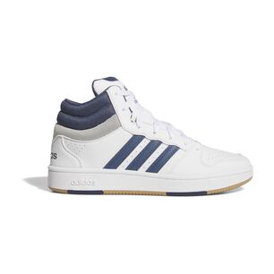 Zapatilla Basketball Unisex Adidas Hoops Mid Classic Blanco