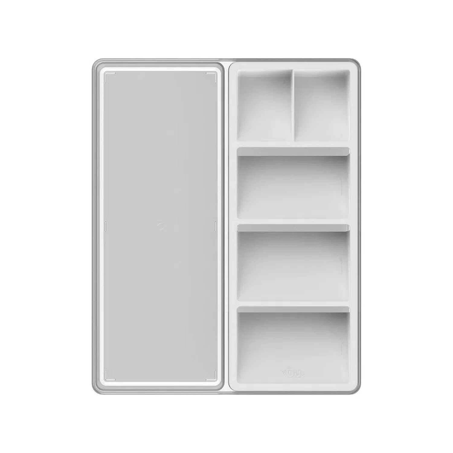 Organizador De Utensilios Y Cubiertos Clear Blanco image number 0.0