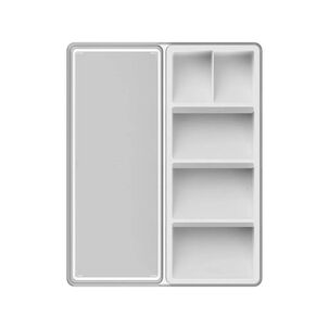 Organizador De Utensilios Y Cubiertos Clear Blanco