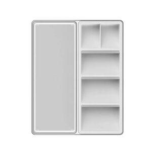Organizador De Utensilios Y Cubiertos Clear Blanco