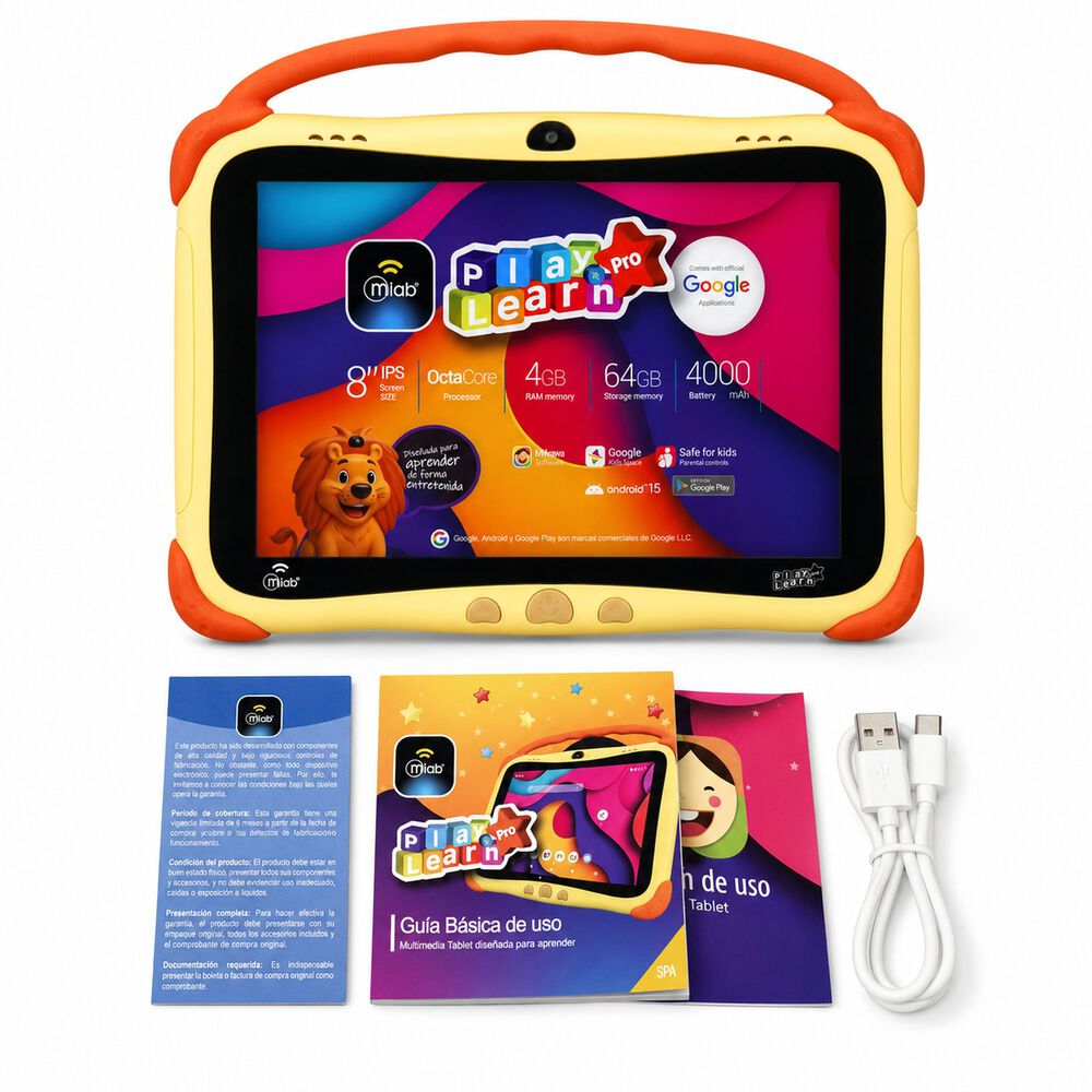 Tablet Android Para Ni&ntilde;os Leon Kids Aprendizaje Y Diversi&oacute;n image number 8.0