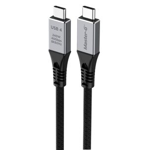 Cable Usb 4 Tipo C Dual 8k 60hz 40gbps 240w 1mt Master-g