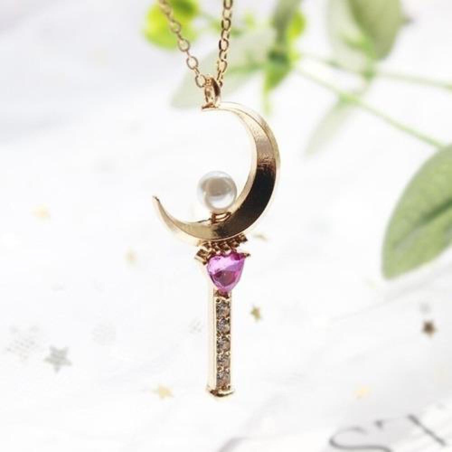 Collar Sailor Moon Cetro Lunar (moon Stick) image number 2.0