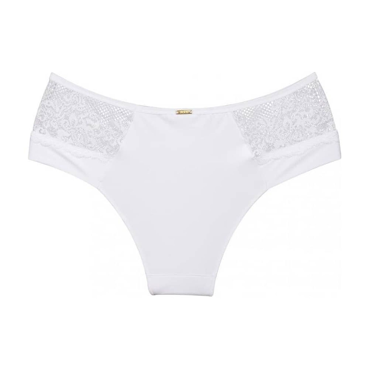 Bikini Microfibra Encaje Blanco 2rios image number 1.0