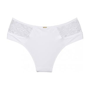 Bikini Microfibra Encaje Blanco 2rios