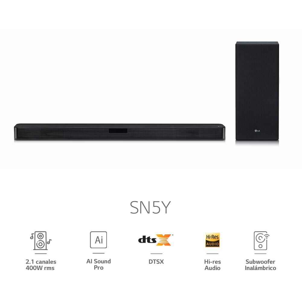 Soundbar LG SN5Y DTS Virtual:X image number 0.0