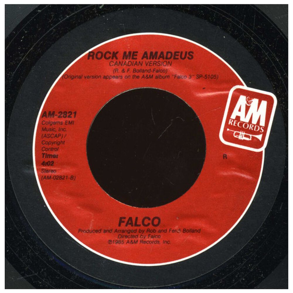 Falco - Rock Me Amadeus | 7" Single Usado image number 1.0
