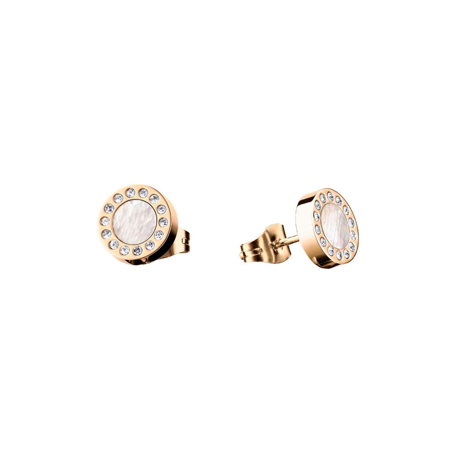 Aros Bering Blanco Mujer