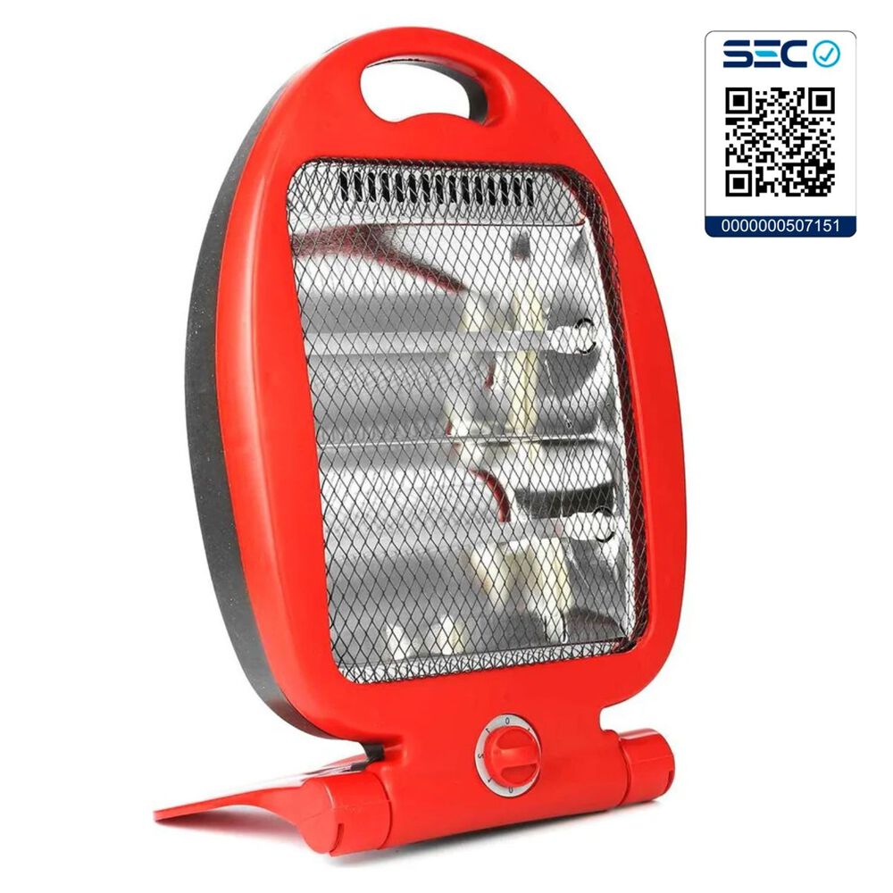 Estufa Calefactor Eléctrico Halógeno Quarzo 800w Certificada image number 4.0
