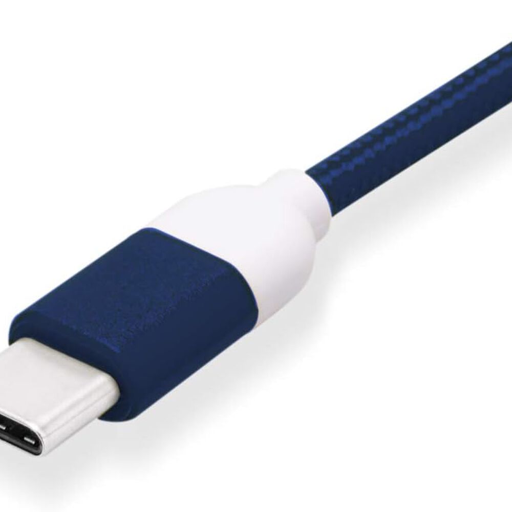 Cable De Datos Type-c Reforzado 1m Pantone Android Auto Blue image number 2.0