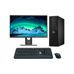 Kit Monitor + Pc Dell 3050 Sff (i5-6ta 8gb 256gb Ssd) + Teclado & Mouse Reacondicionado Grado A