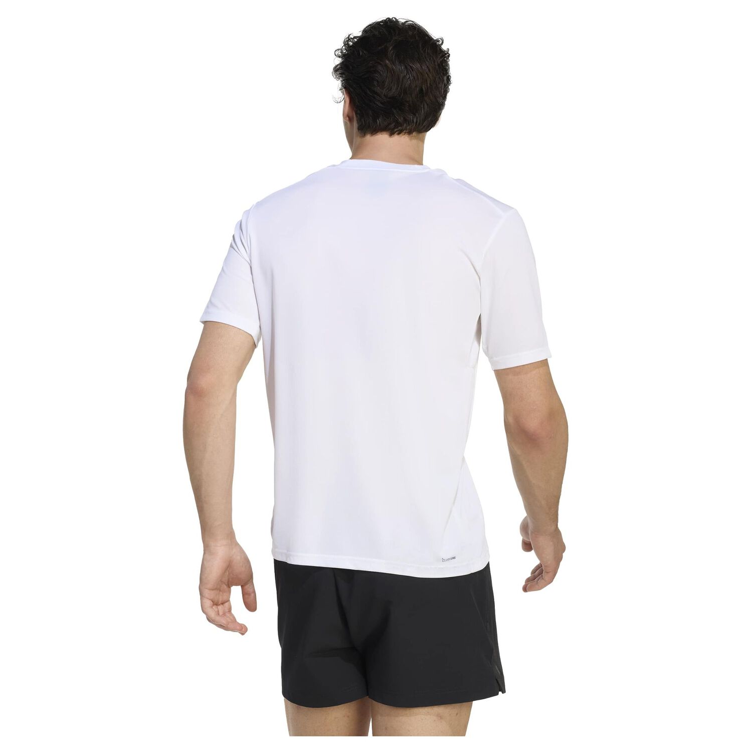 Polera Deportiva Blanca Adidas image number 2.0