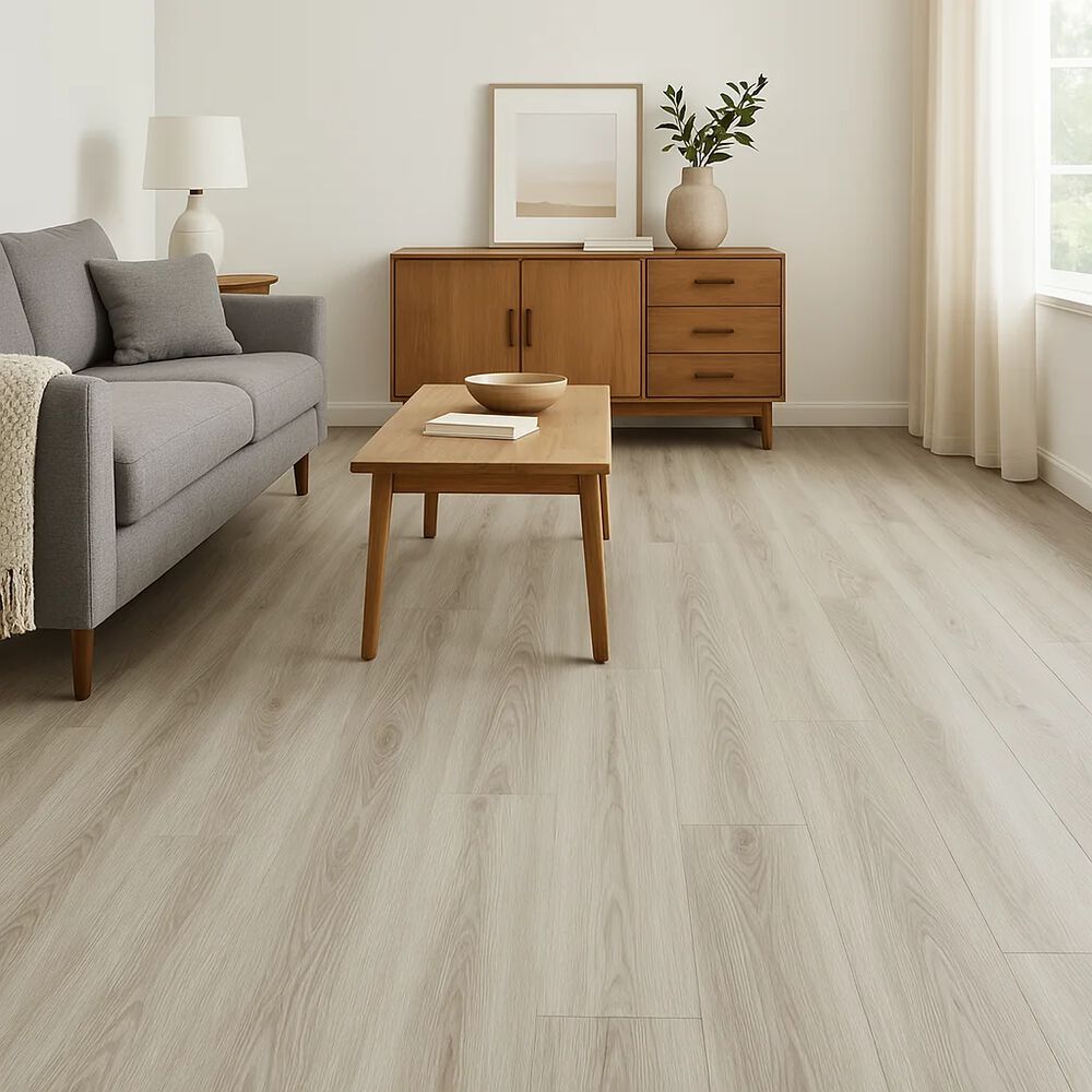 Pack De 12 Pisos Vinilico Spc Color Gris Claro image number 1.0