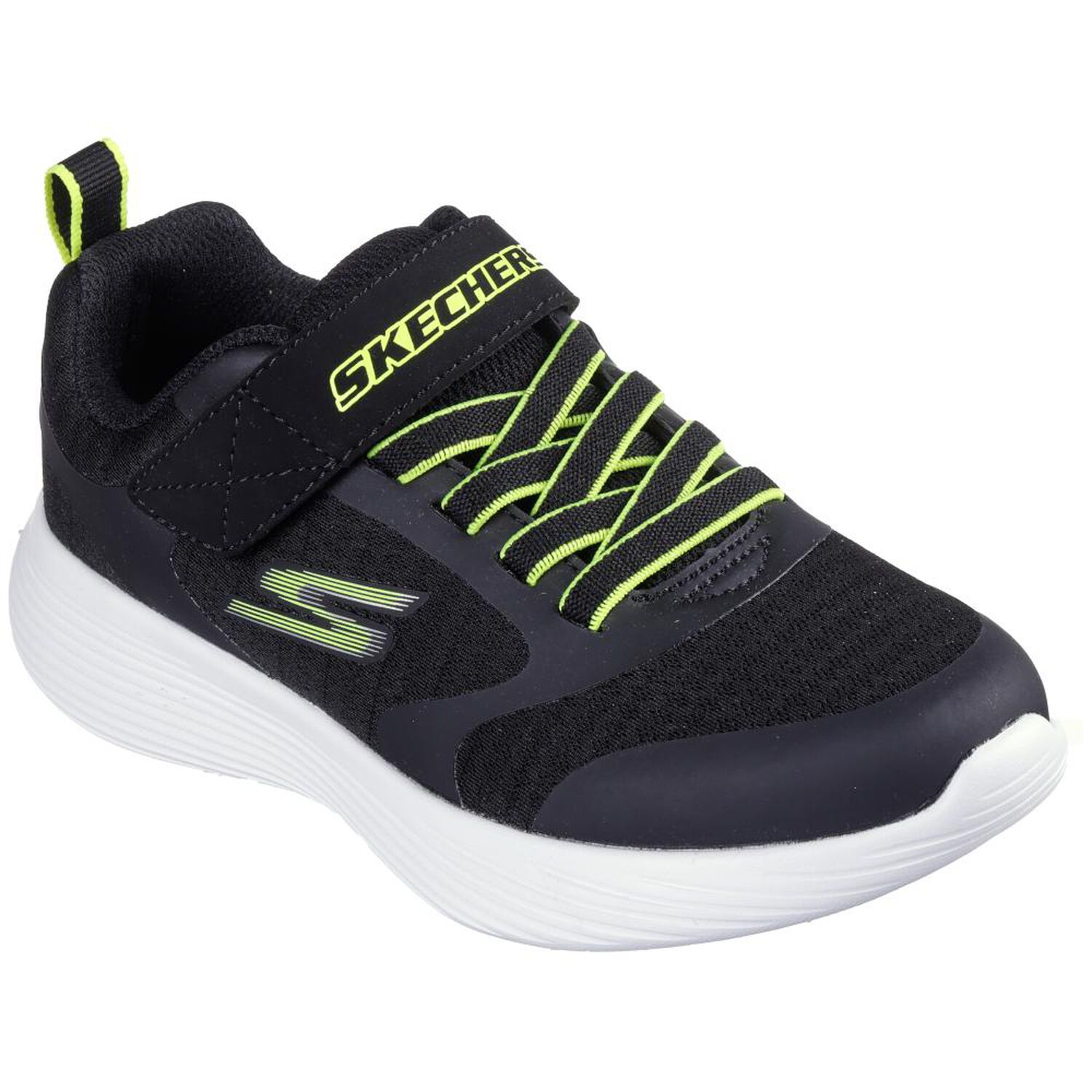 Zapatilla Infantil Ni&ntilde;o Skechers Go Run 400 V2 Goltran Negro image number 0.0