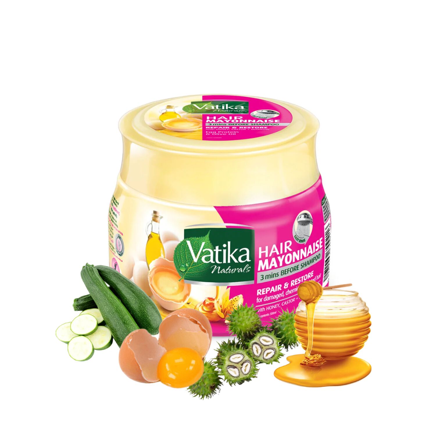 Vatika Mayonesa Capilar Restauraci&oacute;n 500 Ml image number 1.0