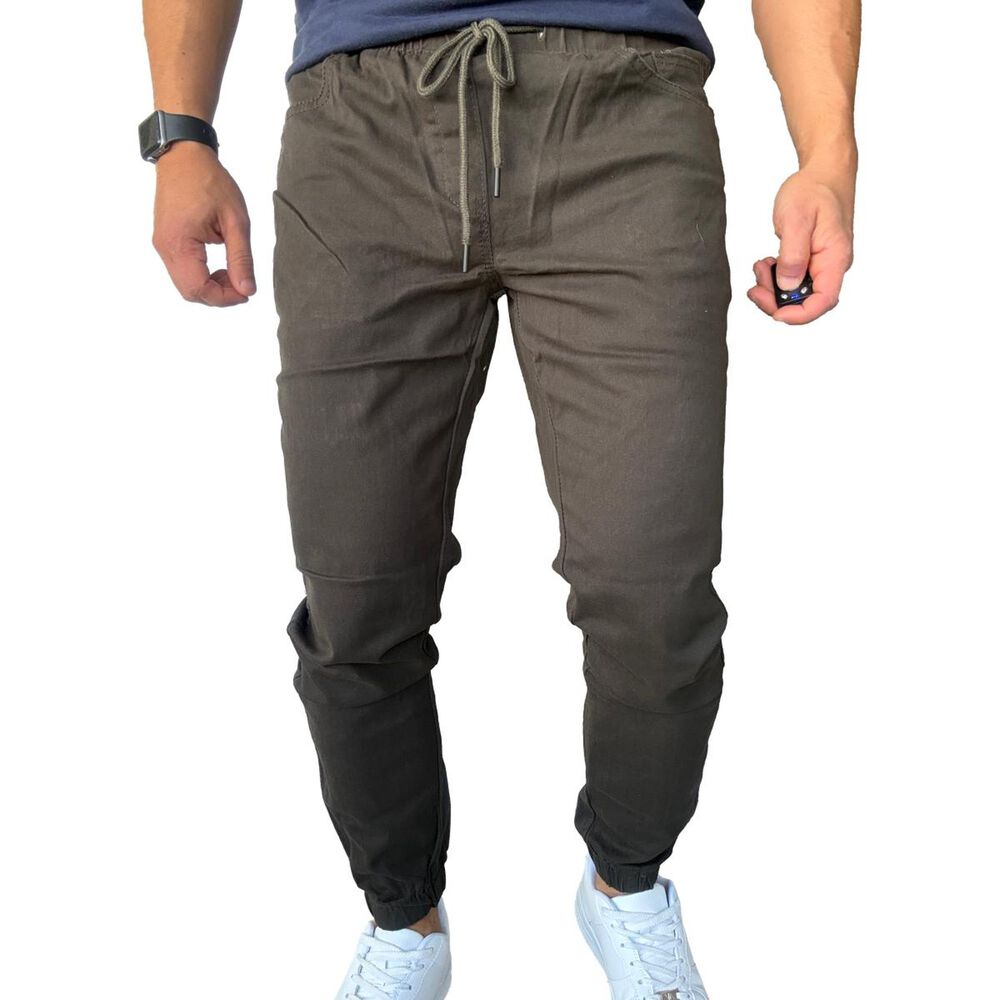 Jogger Mosaico Pantal&oacute;n Slim Fit Elasticado Colores image number 37.0