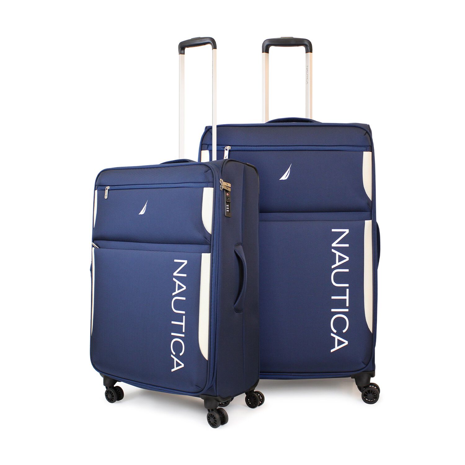 Pack 2 Maletas Blandas M+l Nautica Marbella 20kg Y 23kg Azul image number 0.0